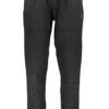 GIAN MARCO VENTURI BLACK MEN'S PANTS