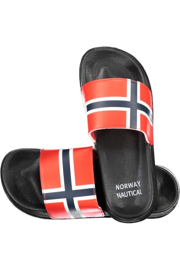 norway1963calzaturaciabattauomonero_1.jpg NORWAY 1963 MEN'S BLACK SLIPPER FOOTWEAR