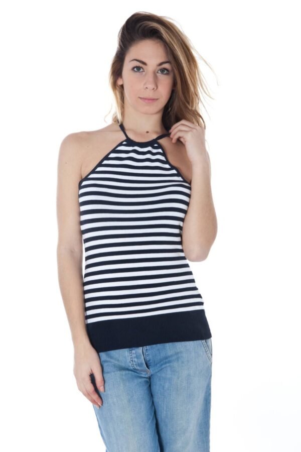 datchcanottadonnablu_1.jpg DATCH WOMEN'S BLUE TANK TOP