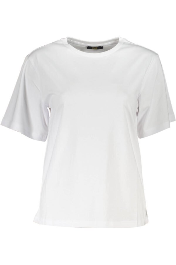 cavalliclasst-shirtmanichecortedonnabianco_1.jpg CAVALLI CLASS SHORT SLEEVE T-SHIRT WOMEN WHITE