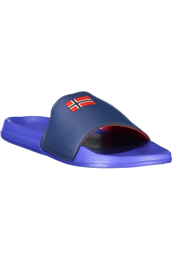 norway1963calzaturaciabattauomoblu_2.jpg NORWAY 1963 MEN'S BLUE SLIPPER FOOTWEAR