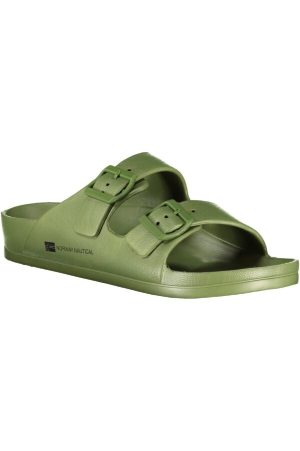 norway1963calzaturaciabattauomoverde_2.jpg NORWAY 1963 MEN'S SLIPPER FOOTWEAR GREEN