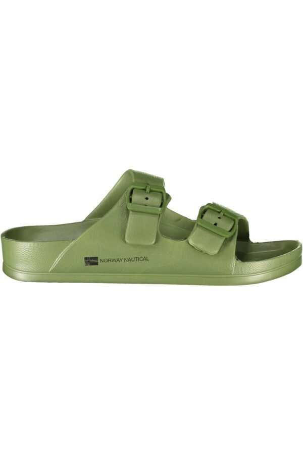 norway1963calzaturaciabattauomoverde_1.jpg NORWAY 1963 MEN'S SLIPPER FOOTWEAR GREEN