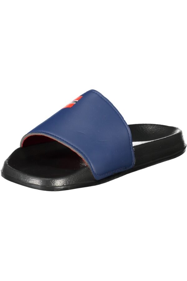 norway1963calzaturaciabattauomonero_3.jpg NORWAY 1963 MEN'S BLUE SLIPPER FOOTWEAR