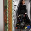 Black Dress Ceramic Porcelain Fashion Leather Sicily Dolls
