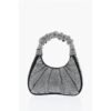 All-Over Strass Satin GABBI Mini Hobo Bag