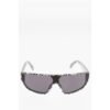 Animal Patterned Frame Shield Sunglasses