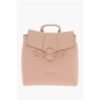 LOVE Faux Leather Backpack with Heart-Shaped Clamps