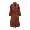 Belted linen Coat