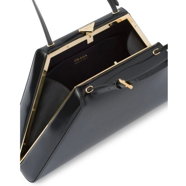 Screenshot Black Leather Handbag