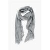 Solid Color Scarf with Fringes