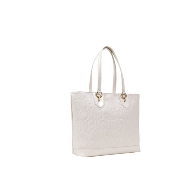 7513555.jpeg Cream Polyethylene Handbag