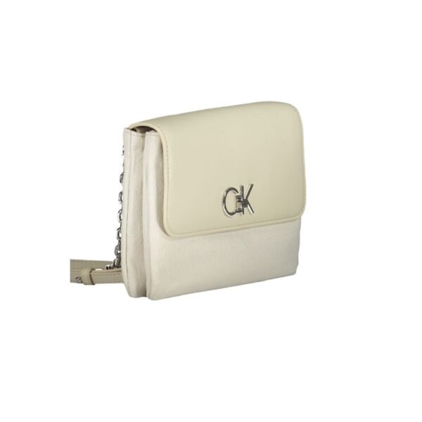 7573347.jpeg Beige Polyester Handbag