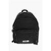 Nylon Backpack with Logoed Outer Pocket