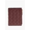 Woven Leather Bifold Wallet