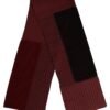 Maroon Black Neck Warmer Wrap Shawl Scarf