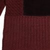 Maroon Black Neck Warmer Wrap Shawl Scarf