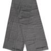 Gray Logo Print Neck Warmer Wrap Shawl Scarf