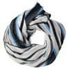 Multicolor Striped Neck Warmer Wrap Scarf