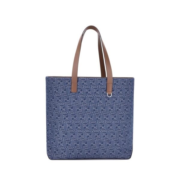 Embroderied denim Tote Bag