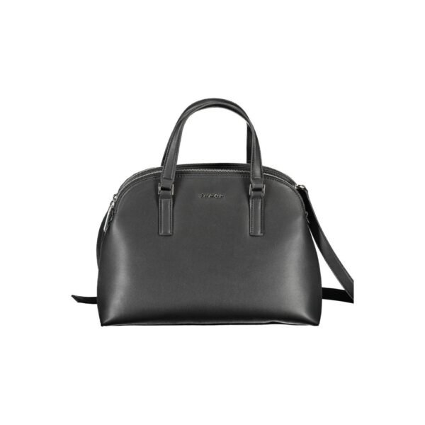 7613485.jpeg Black Polyester Handbag