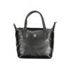 Black Polyester Handbag