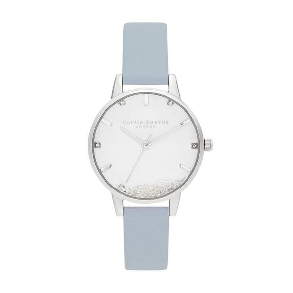 Blue Artificial Leather Watch