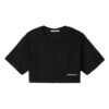 Black Cotton Tops & T-Shirt