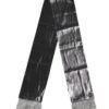 Metallic Gray Silk Fringes Foulard Scarf