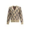 Archive Check wool Cardigan