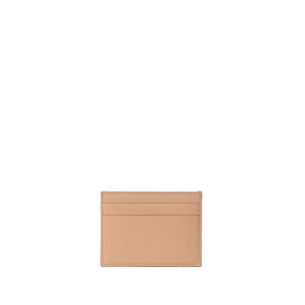 Beige Leather Cardholder