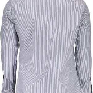 HARMONT & BLAINE MEN'S BLUE LONG SLEEVE SHIRT