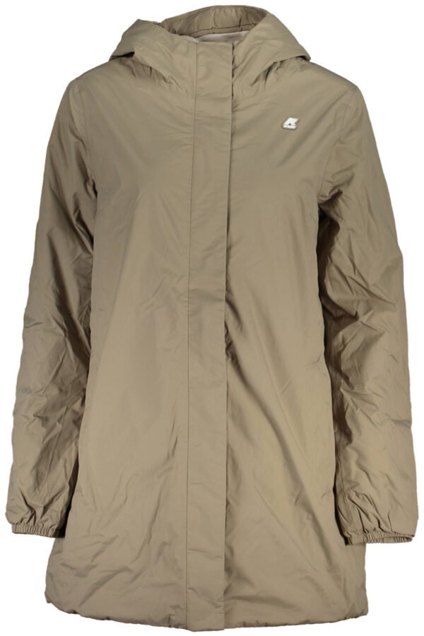 k-waygiubbottodonnabeige_1.jpg K-WAY BEIGE WOMEN'S JACKET
