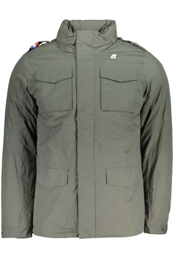 k-waygiubbottouomoverde_1.jpg K-WAY MAN GREEN JACKET