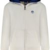 NORTH SAILS KIDS' ZIP-UP SWEATSHIRT WHITE