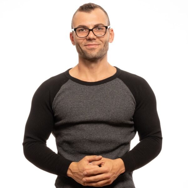 4601991.jpg Black Unisex Optical Frames