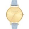 Blue Artificial Leather Watch