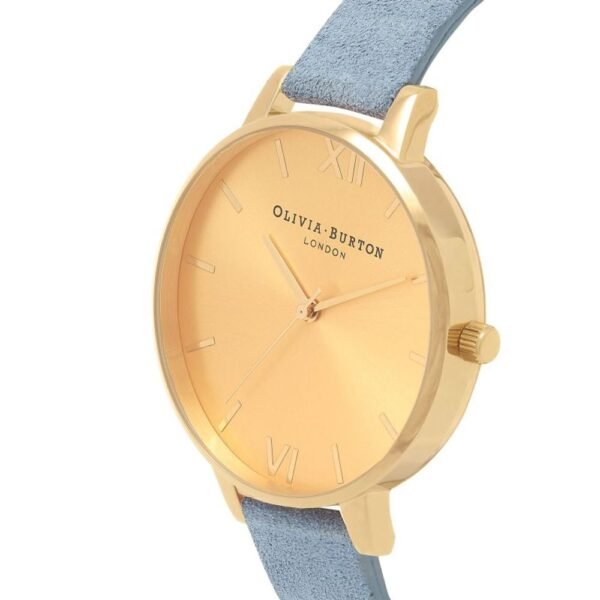 Blue Artificial Leather Watch
