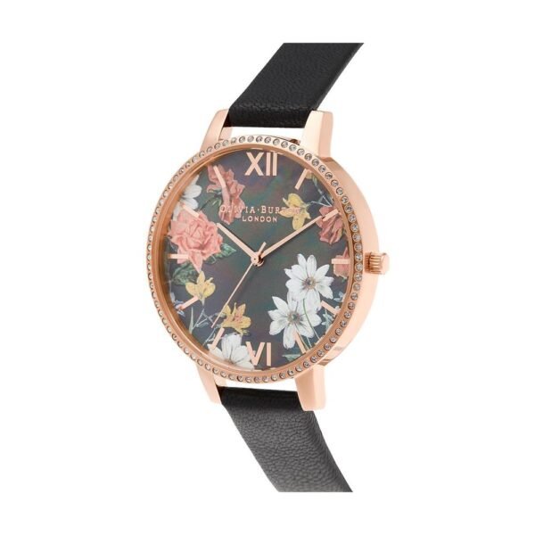 Black Artificial Leather Watch
