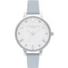 Blue Artificial Leather Watch