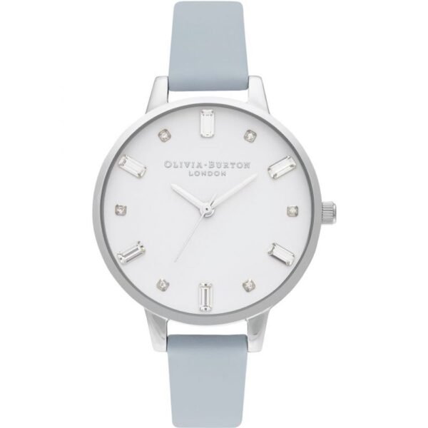 Blue Artificial Leather Watch