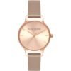 Brown Artificial Leather Watch