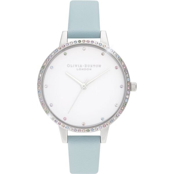 Blue Artificial Leather Watch