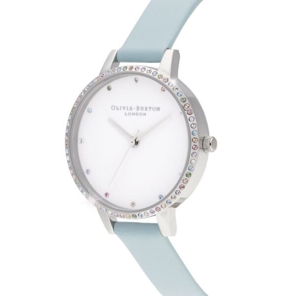 Blue Artificial Leather Watch