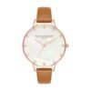 Brown Artificial Leather Watch