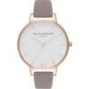 Gray Artificial Leather Watch