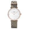 Beige Leather Watch