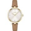 Beige Leather Watch