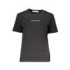Black Cotton Women T-Shirt