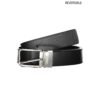 Black Polyester Men Belt